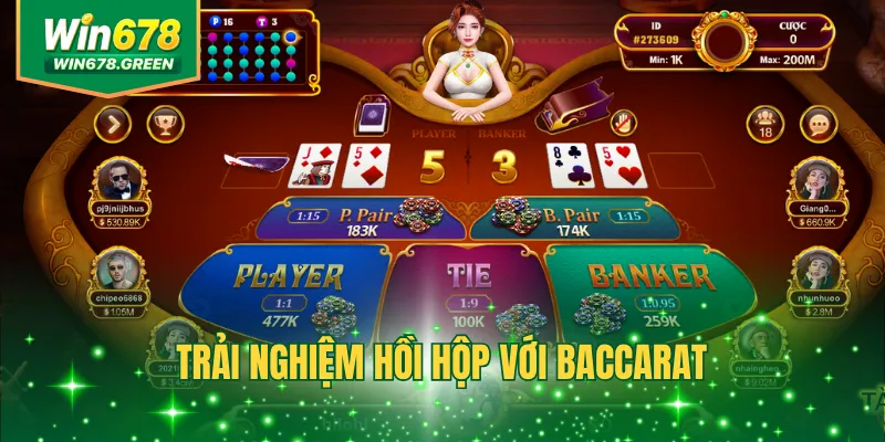 Trải Nghiệm Hồi Hộp Với Baccarat Win678 Siêu Đẳng Cấp